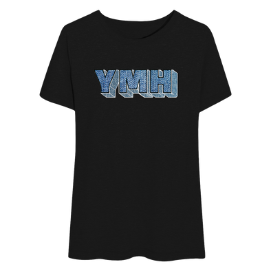 Women's YMH Jean Flowy T-Shirt (Black)