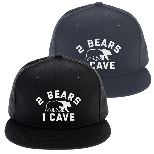 2 Bears, 1 Cave Icon Flatbill Hat