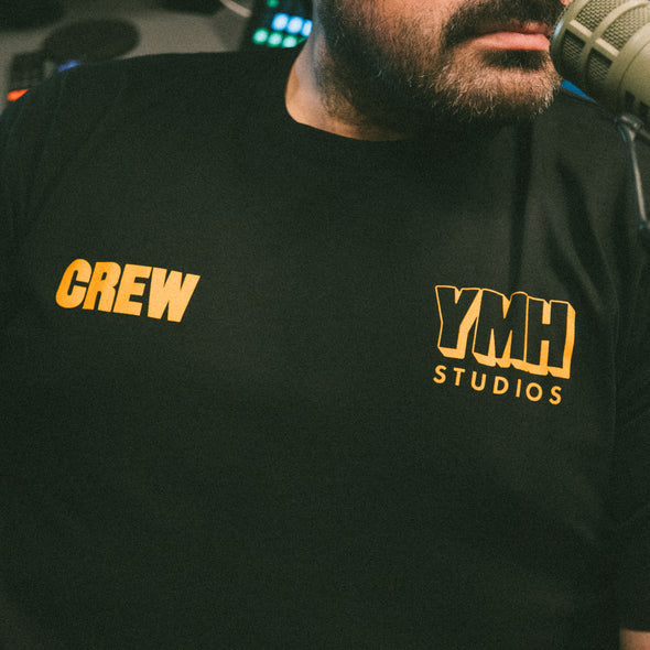 YMH Studios Crew Lapel Print T-Shirt