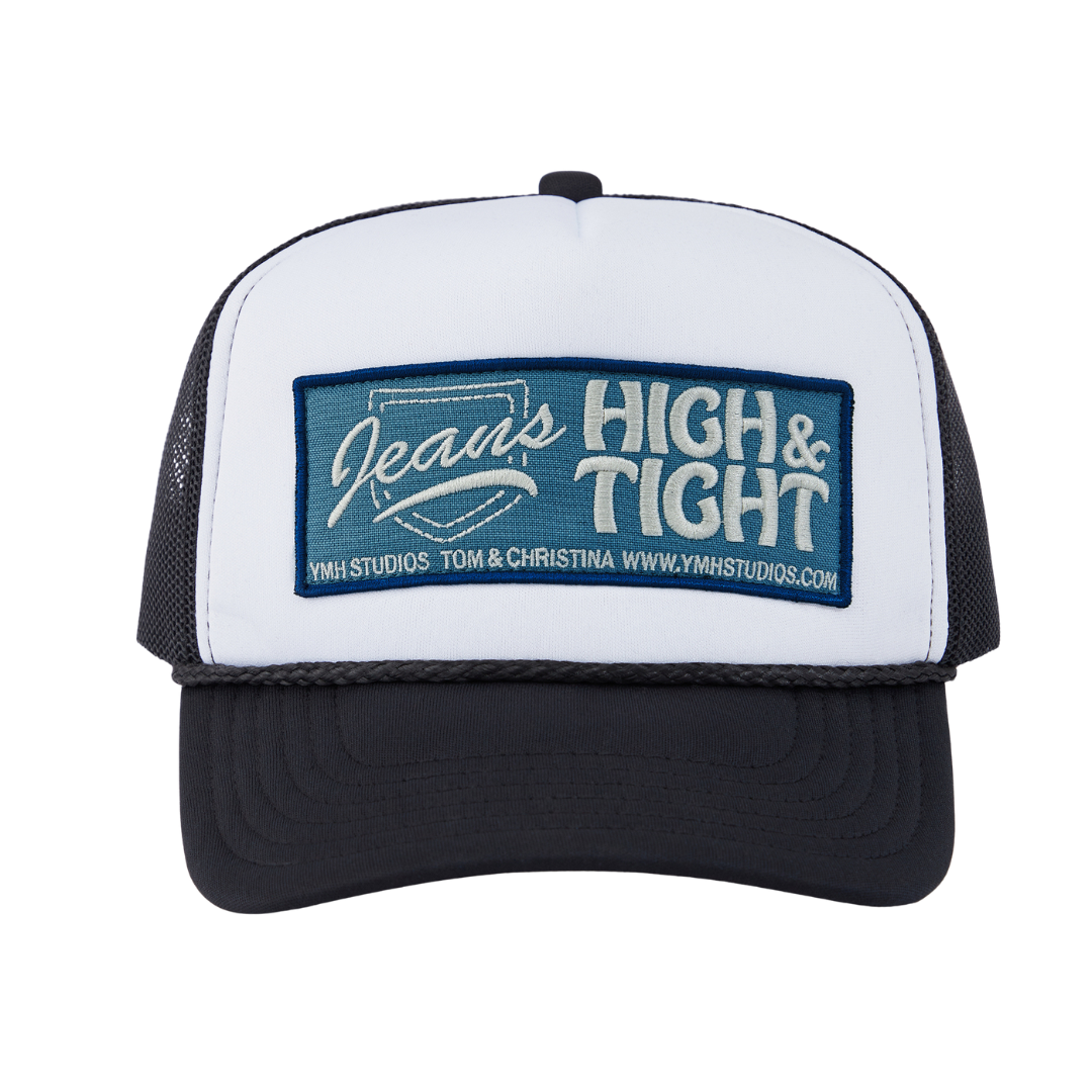 JEANS, HIGH & TIGHT TRUCKER