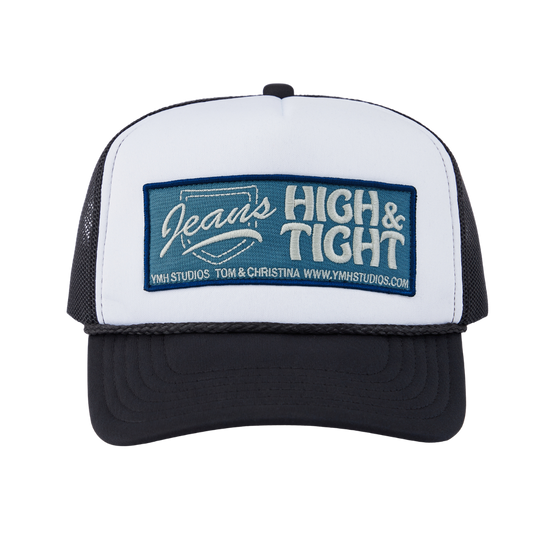 JEANS, HIGH & TIGHT TRUCKER