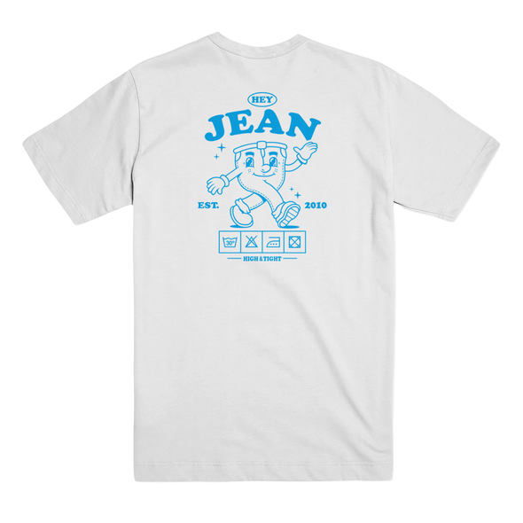 Hey Jean 2-Sided T-Shirt - White