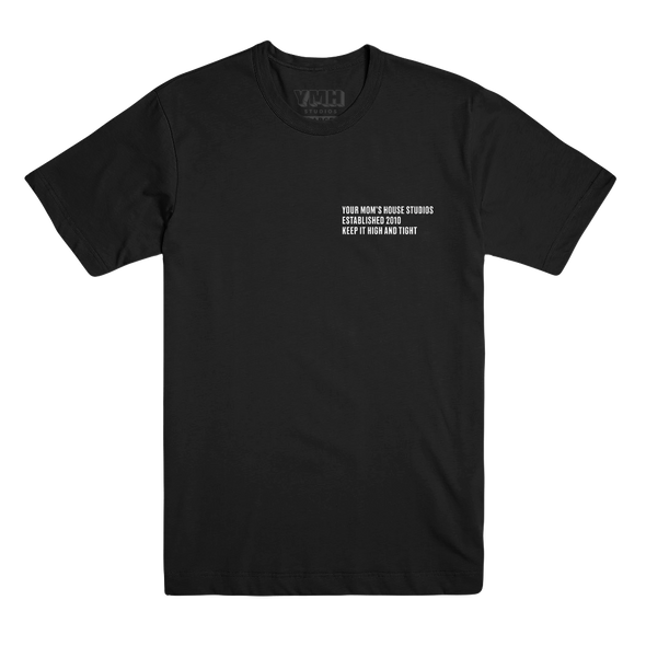 Established 2010 Crew Lapel Print T-Shirt