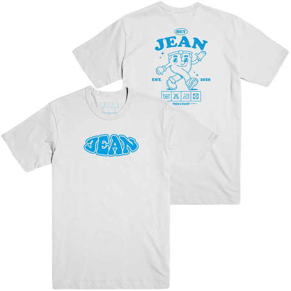 Hey Jean 2-Sided T-Shirt - White