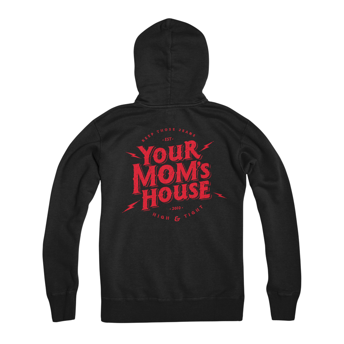 Your Mom's House (High And Tight) Lightweight Zip Hoodie – YMH Studios ...