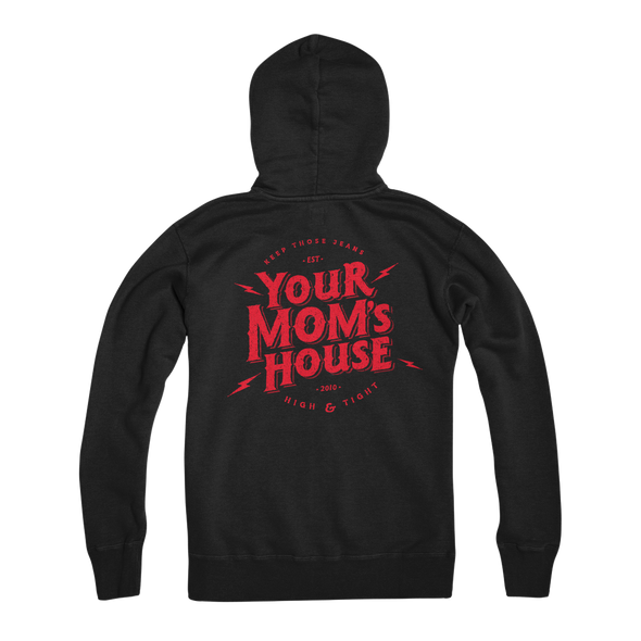 Your Mom's House (High And Tight) Lightweight Zip Hoodie