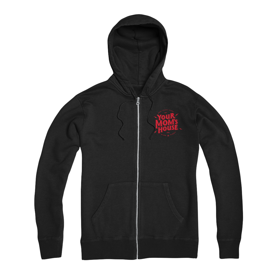 Your Mom s House High And Tight Lightweight Zip Hoodie