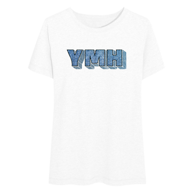 Women's YMH Jean Flowy T-Shirt (White)