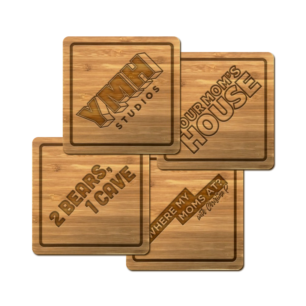 YMH Studios Wooden Coaster Set YMH Studios Online Store
